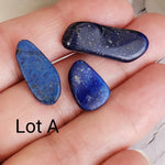  Lapis Lazuli Lots Tumbled Cabochon Deep Blue from Afghanistan 