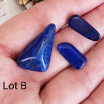  Lapis Lazuli Lots Tumbled Cabochon Deep Blue from Afghanistan 