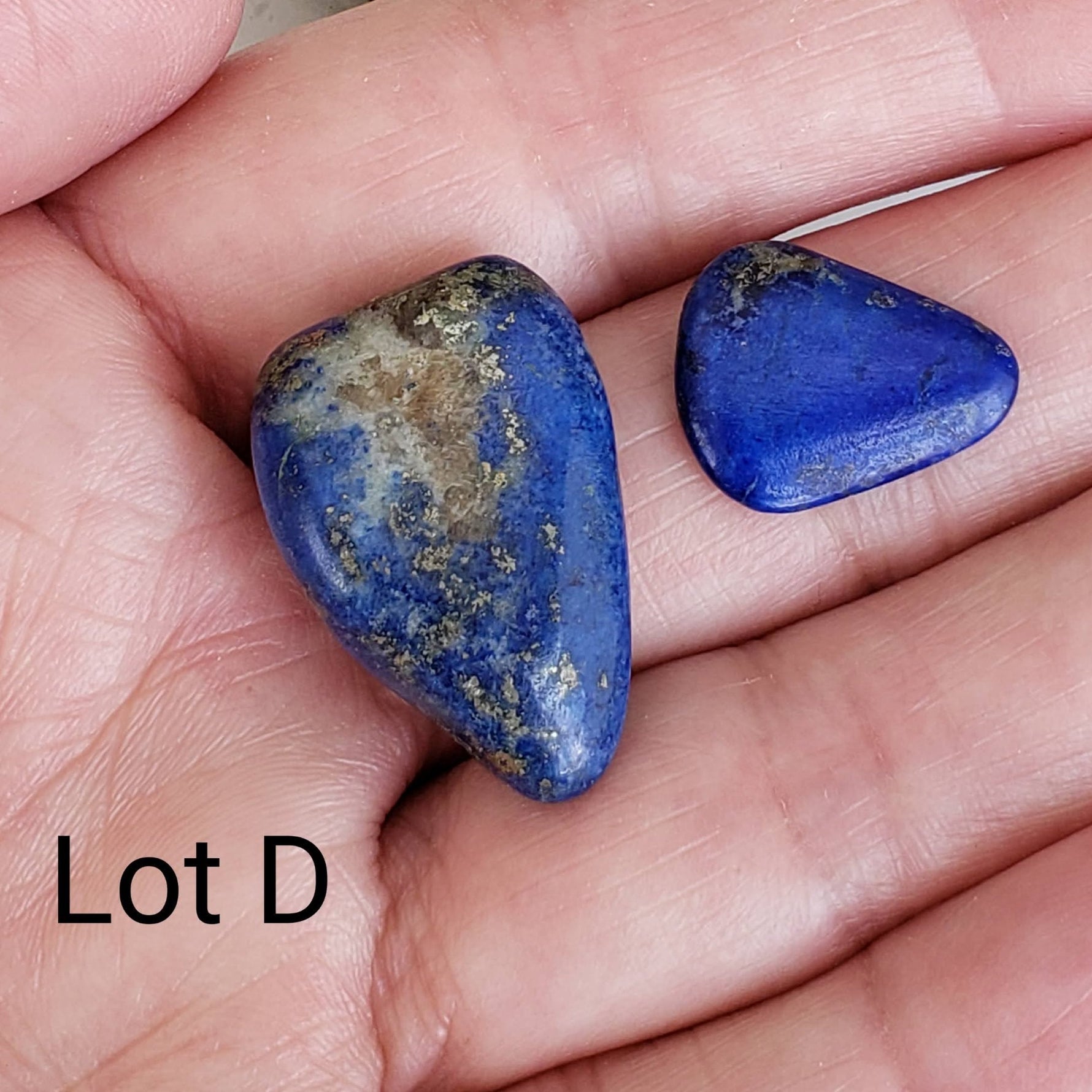  Lapis Lazuli Lots Tumbled Cabochon Deep Blue from Afghanistan 