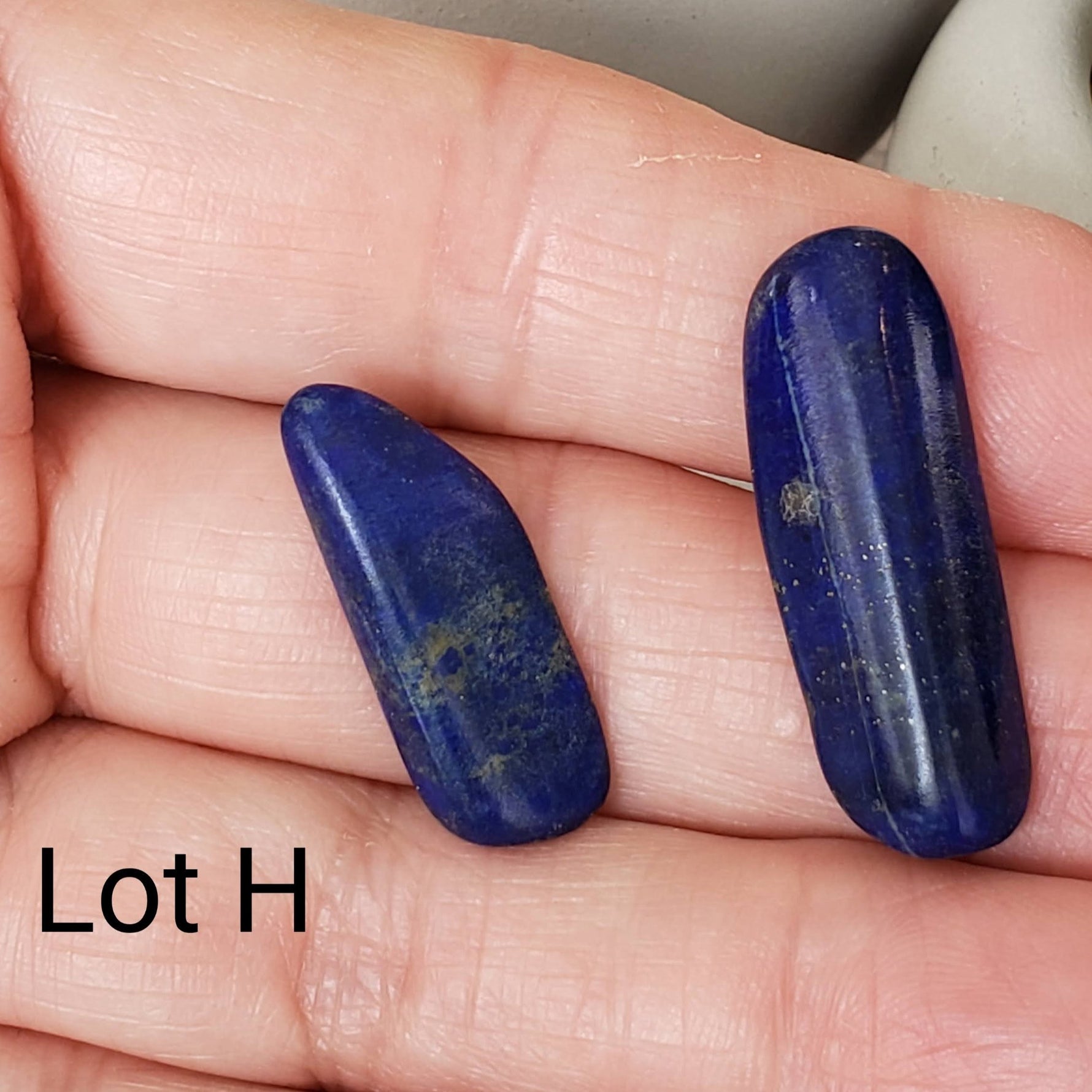  Lapis Lazuli Lots Tumbled Cabochon Deep Blue from Afghanistan 