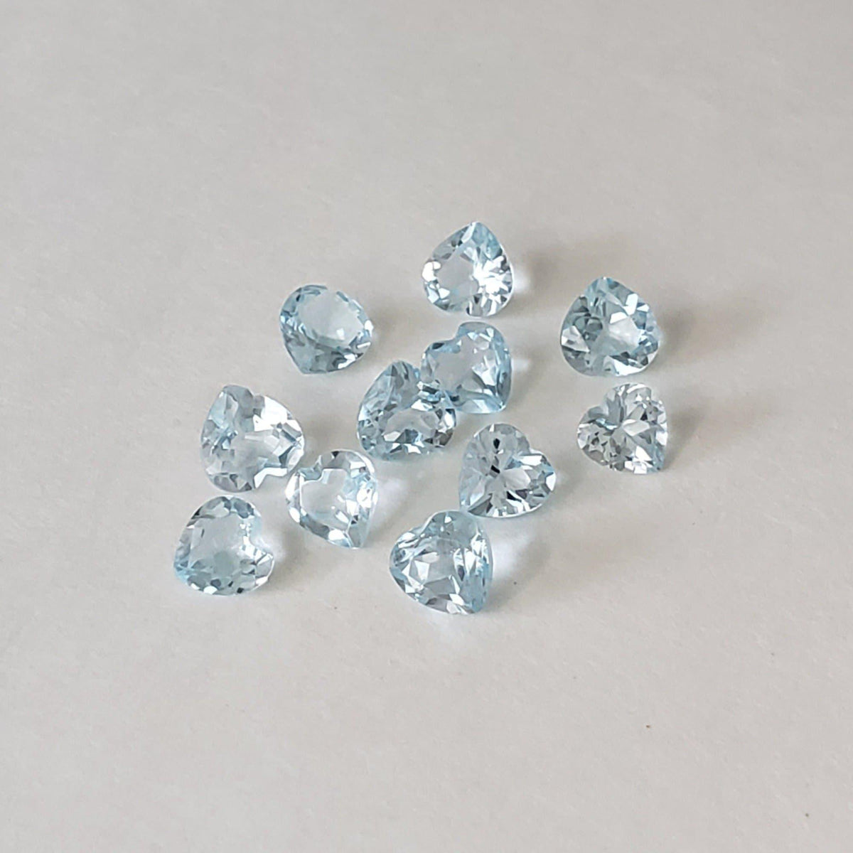   Topaz | Heart Shape Cut | Light Sky Blue | 4.7mm 