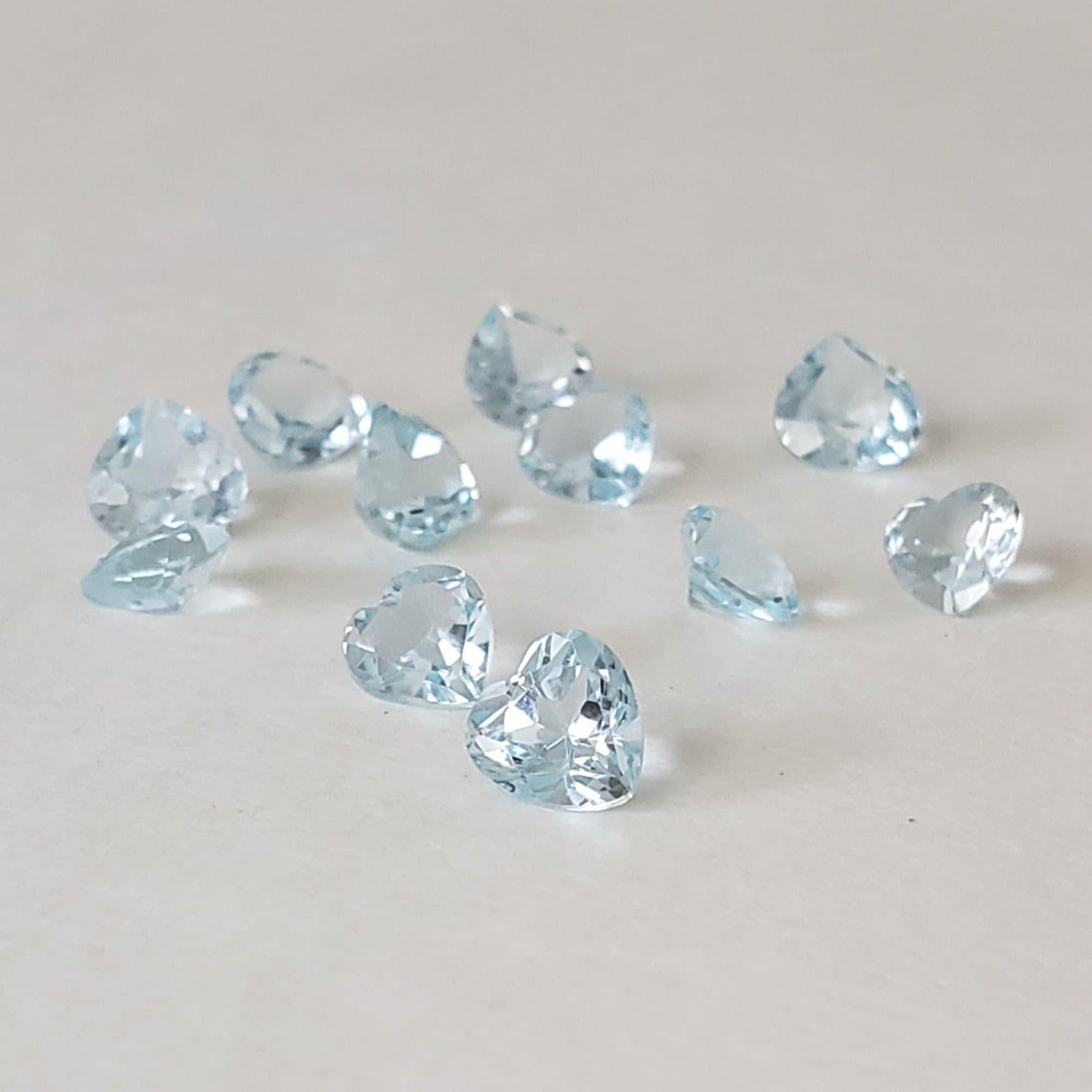   Topaz | Heart Shape Cut | Light Sky Blue | 4.7mm 