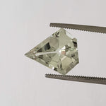   Prasiolite | Green Amethyst | Kite Shape Cut | Light Green | 13.7x12mm 4.7ct 