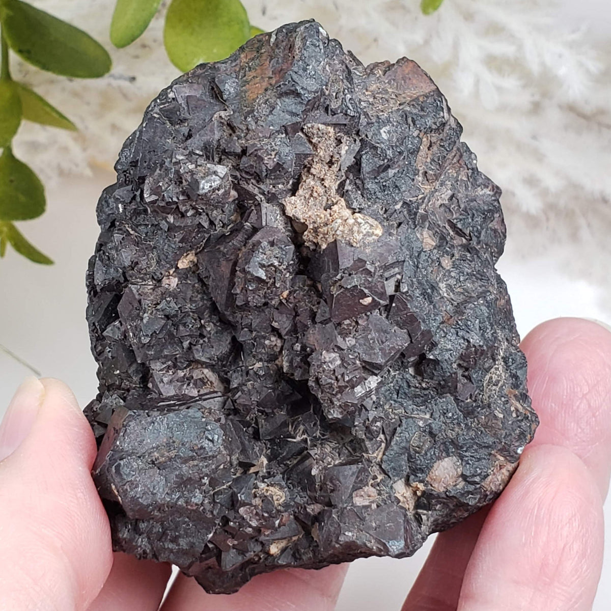 Magnetite Cluster | Crystals Mineral | 427 gr | Cerro de Mercado, Mexico