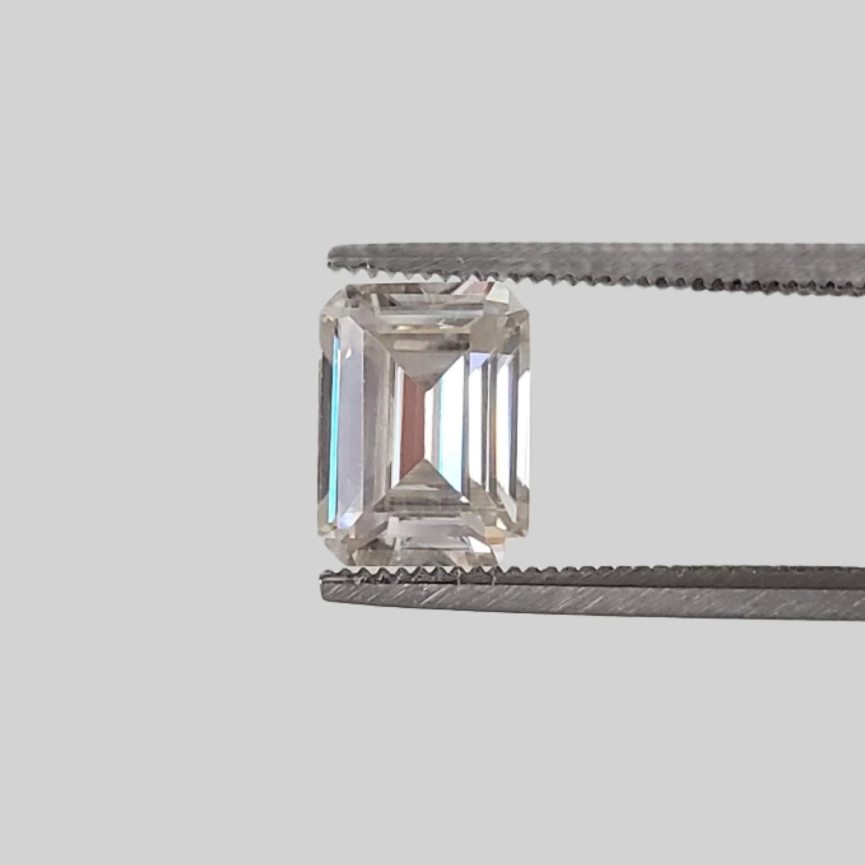  Moissanite | Octagon Cut | Pale Pink | 8x6mm 