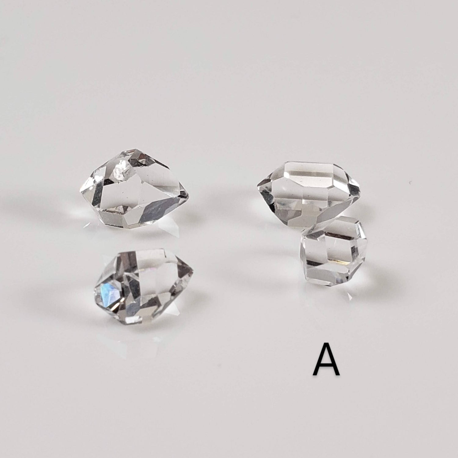 Diamants Herkimer naturels | Lots de 5 carats | 7,3 - 9 millimètres | Comté de Herkimer, New York