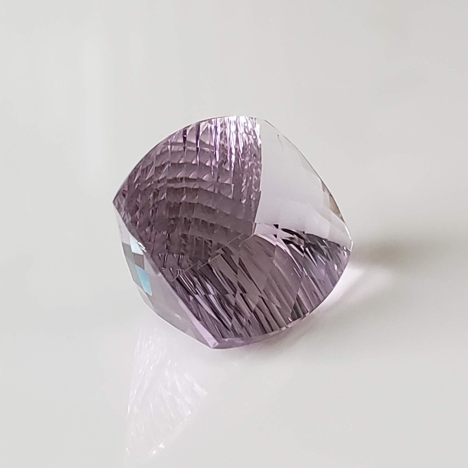 Amethyst | Antique Concave Millennium Cut | Purple | 19.8x15mm 16.51ct