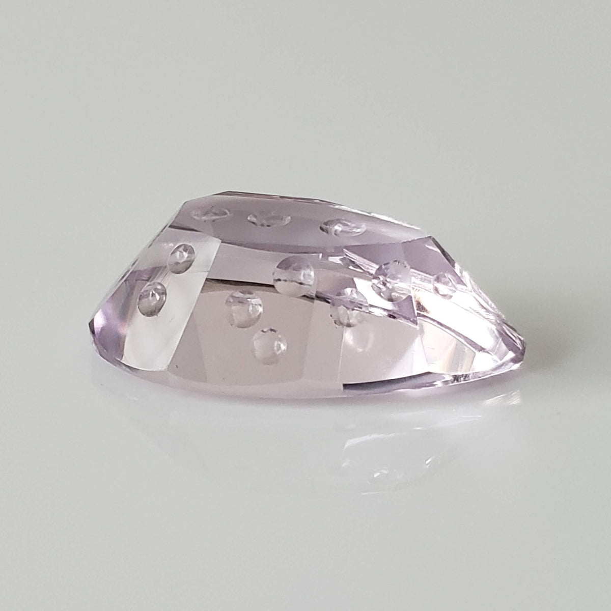 Amethyst | Laser Cut Pear Shape | Purple | 26X17mm 21.75ct