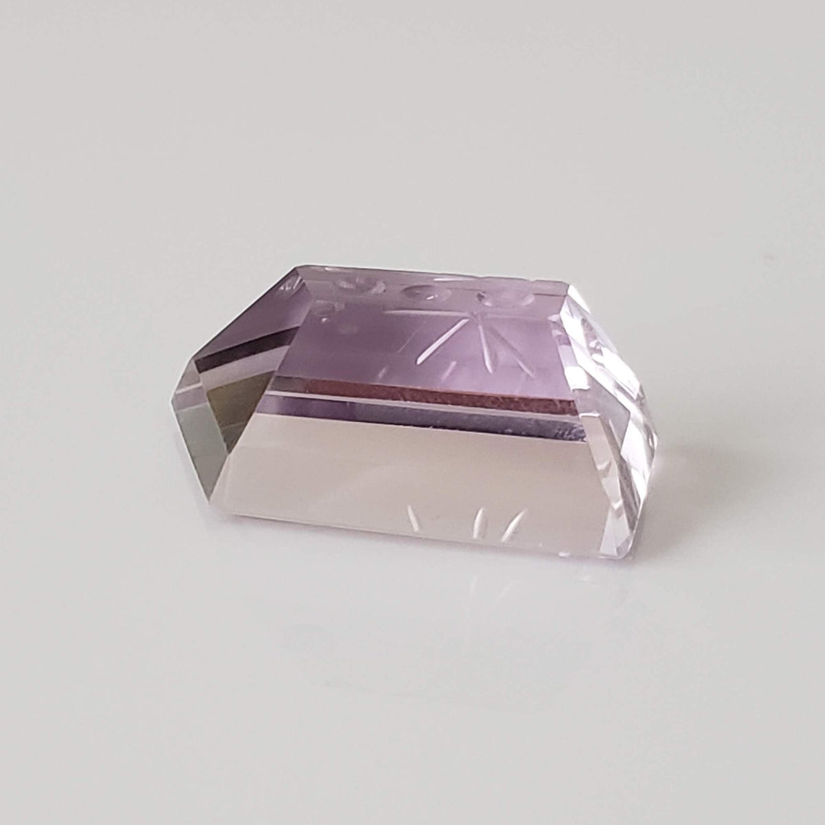 Amethyst | Laser Cut Modified Rectangle | Purple | 22x13mm 18.5ct