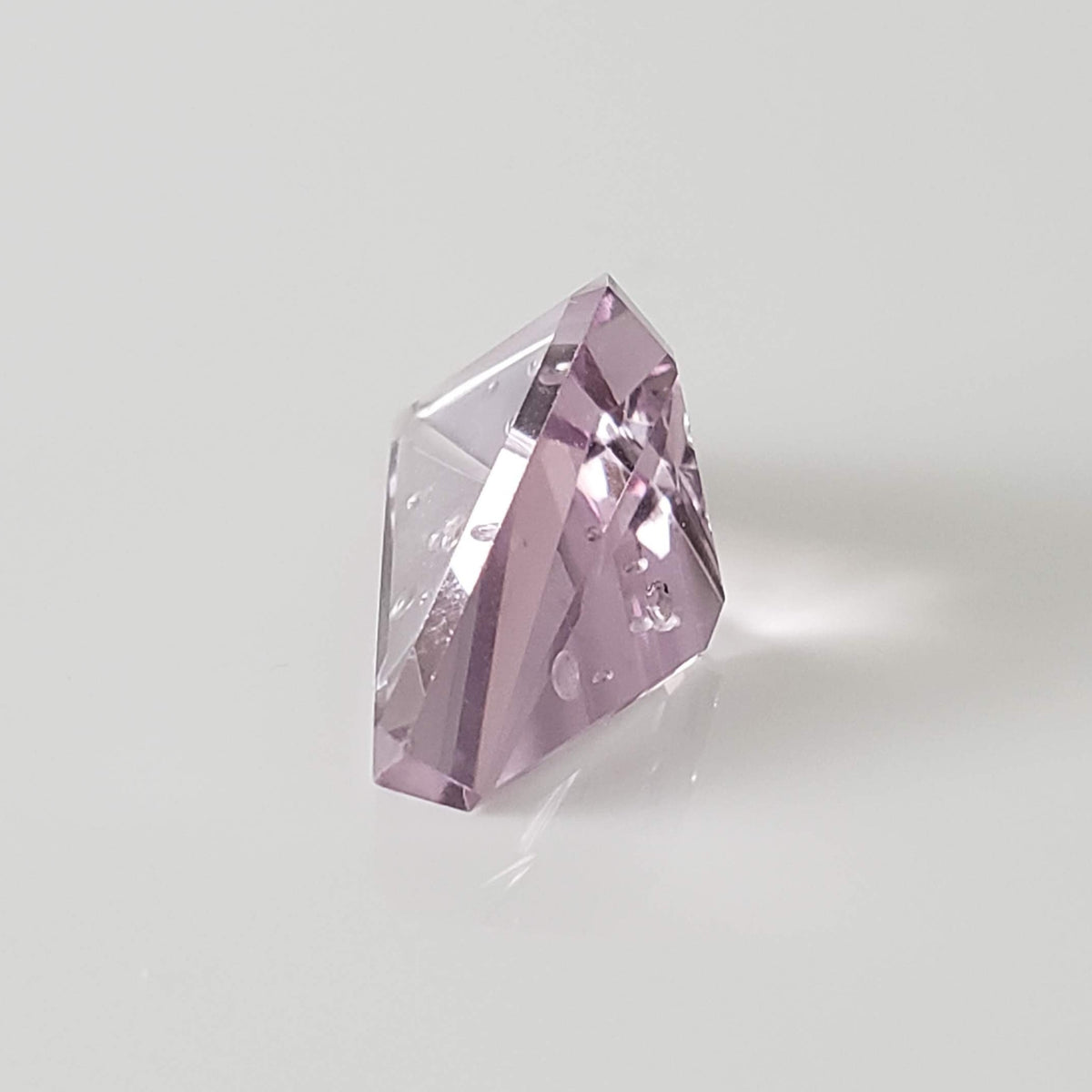 Amethyst | Laser Cut Modified Triangle | Purple | 24x12mm 10.77ct