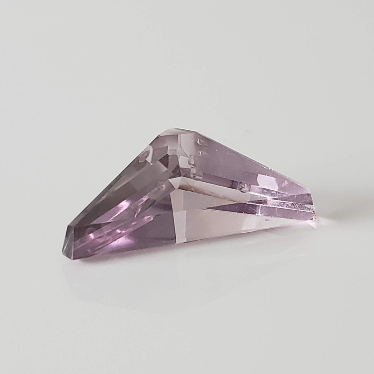 Amethyst | Laser Cut Modified Triangle | Purple | 24x12mm 10.77ct