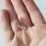 Amethyst | Laser Cut Modified Triangle | Purple | 24x12mm 10.77ct