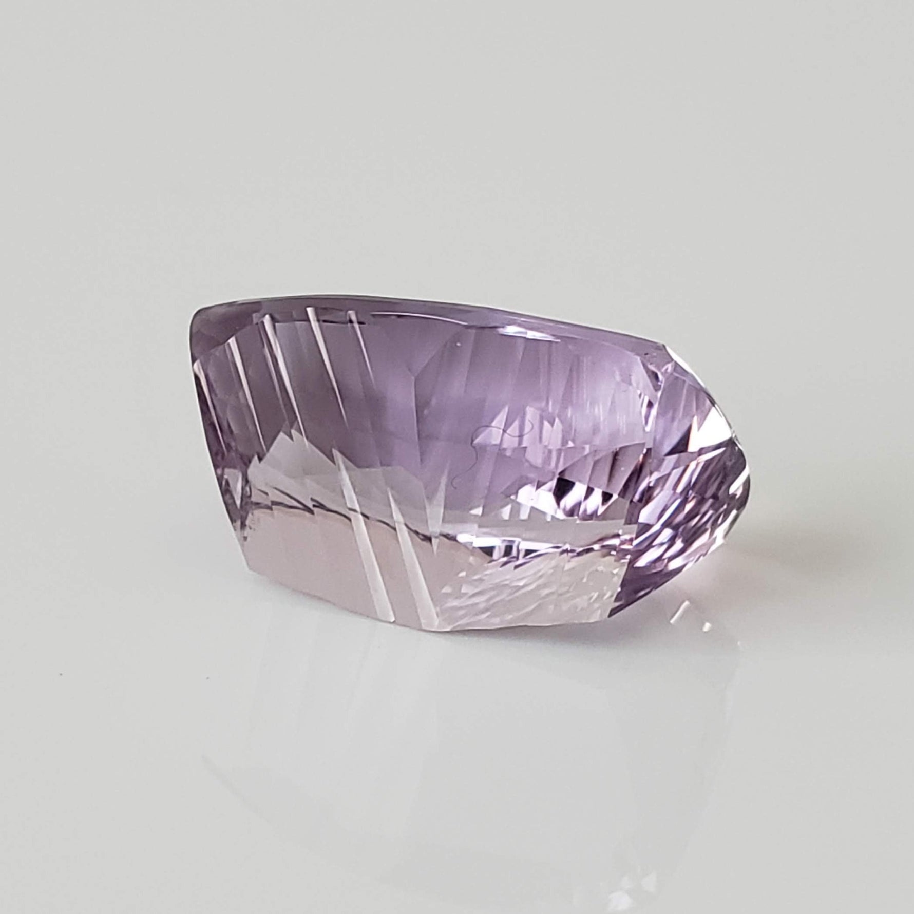 Amethyst | Antique Concave Millennium Cut | Purple | 21x15mm 18.95ct