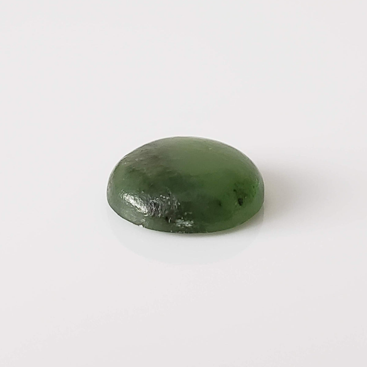 Nephrite | Round Cabochon | Green | 9.8mm | Canada