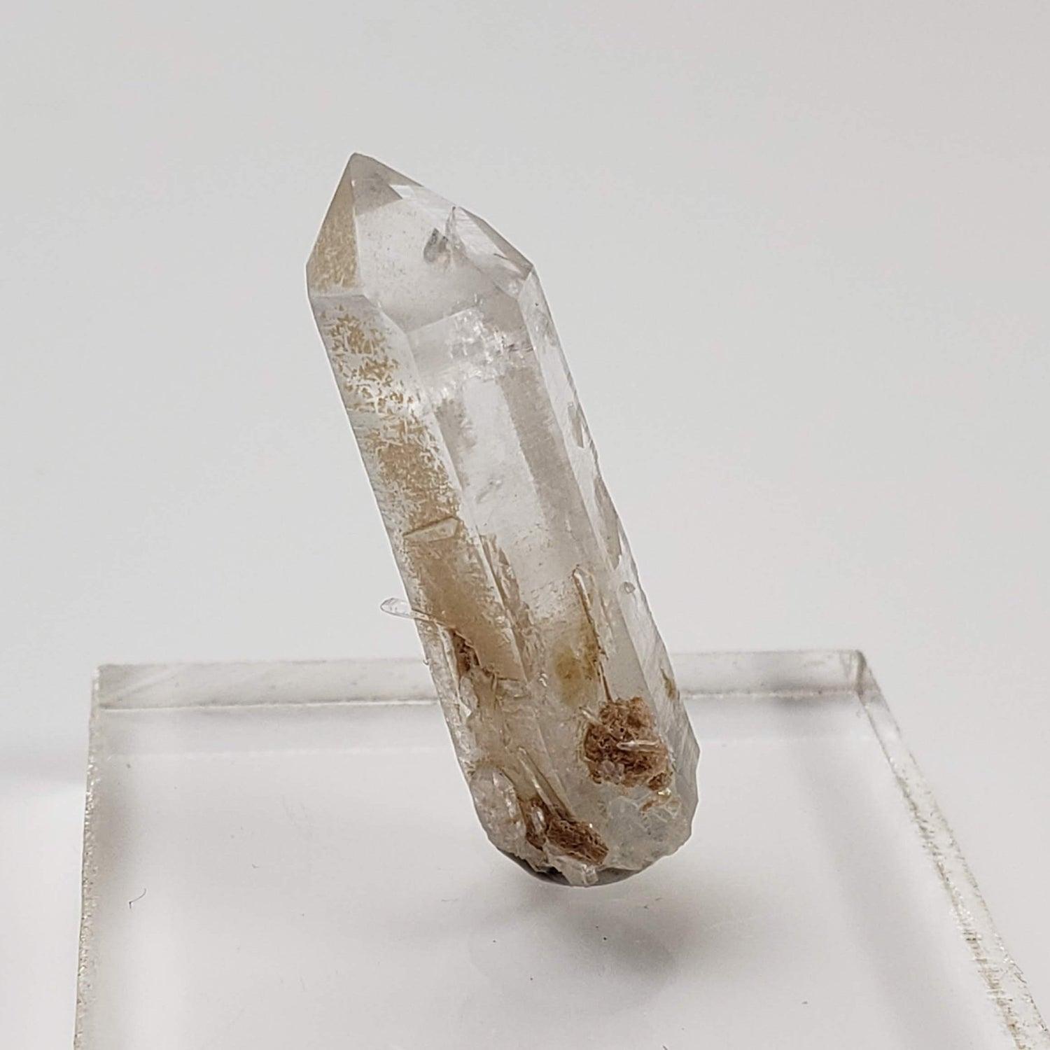 Quartz Point | Perky Box Thumbnail Specimen | Bennett Quarry, Buckfield Maine, USA