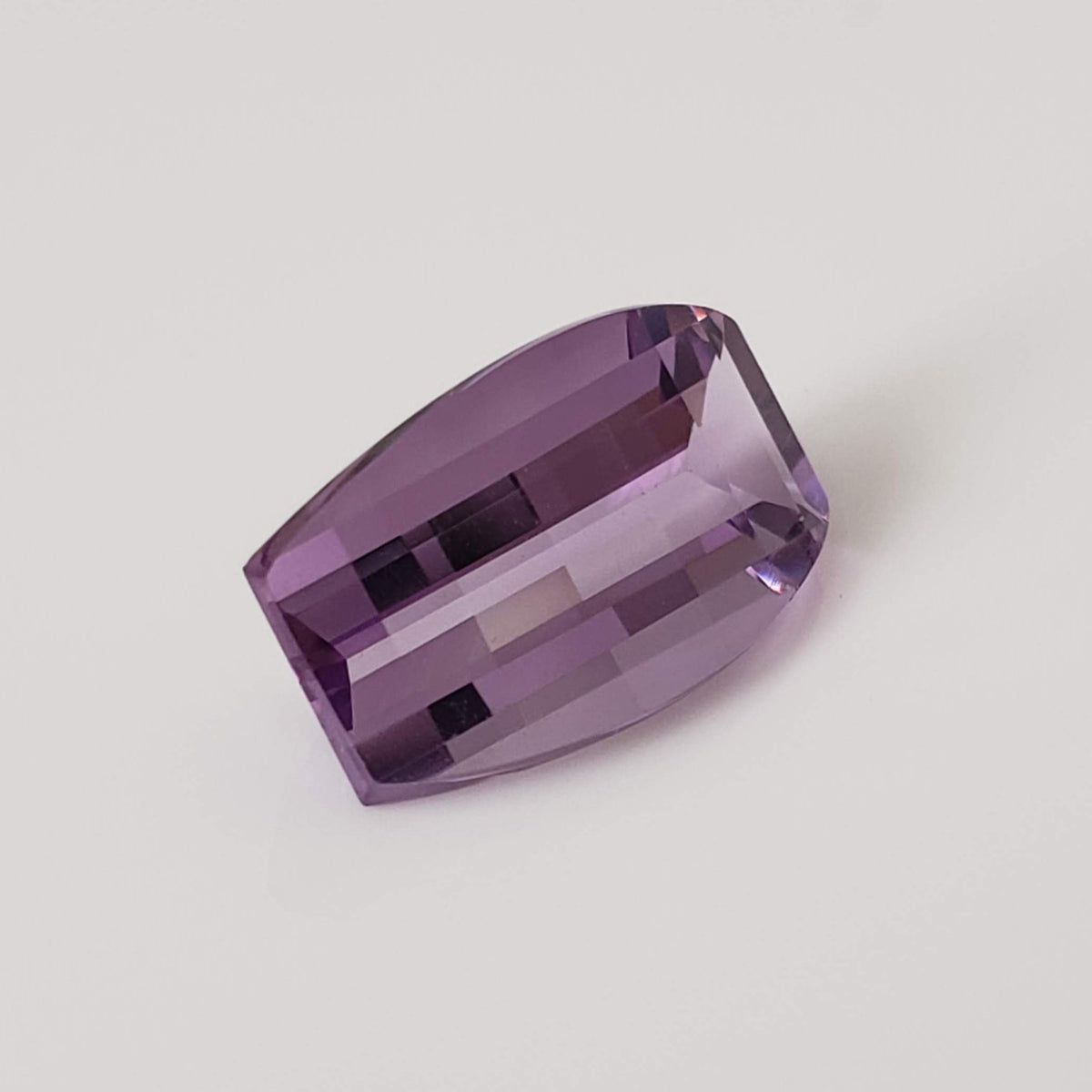  Amethyst | Step Top Barrel Cut | Purple | 12x7mm 2.6ct 