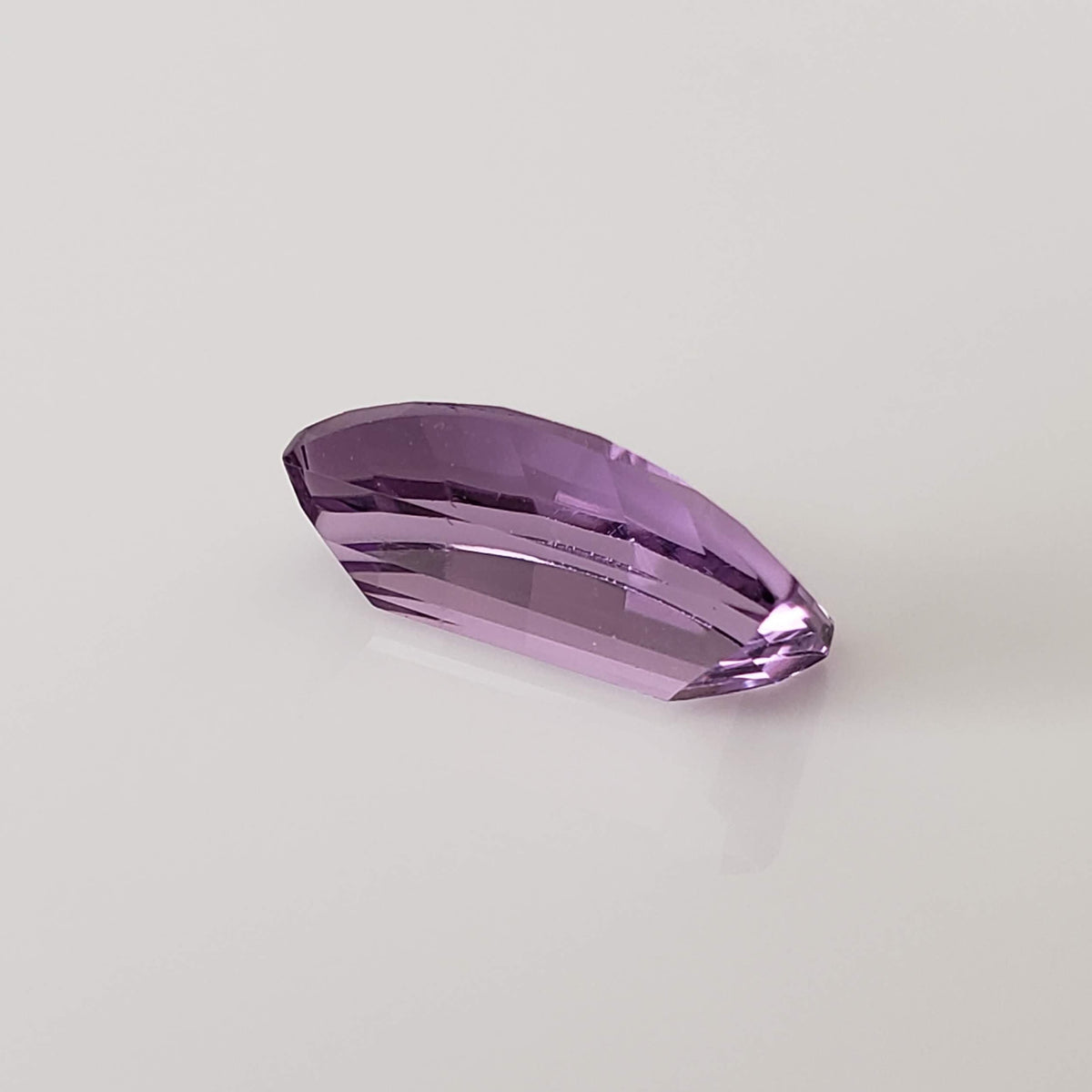  Amethyst | Step Top Barrel Cut | Purple | 12x7mm 2.6ct 