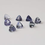  Tanzanite | 8 Piece Gemstone Lot | Trilliant Cut | 4mm 2.2tcw 