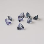  Tanzanite | 8 Piece Gemstone Lot | Trilliant Cut | 4mm 2.2tcw 