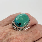  Spider Turquoise Ring | 925 Sterling Silver | Size 8 