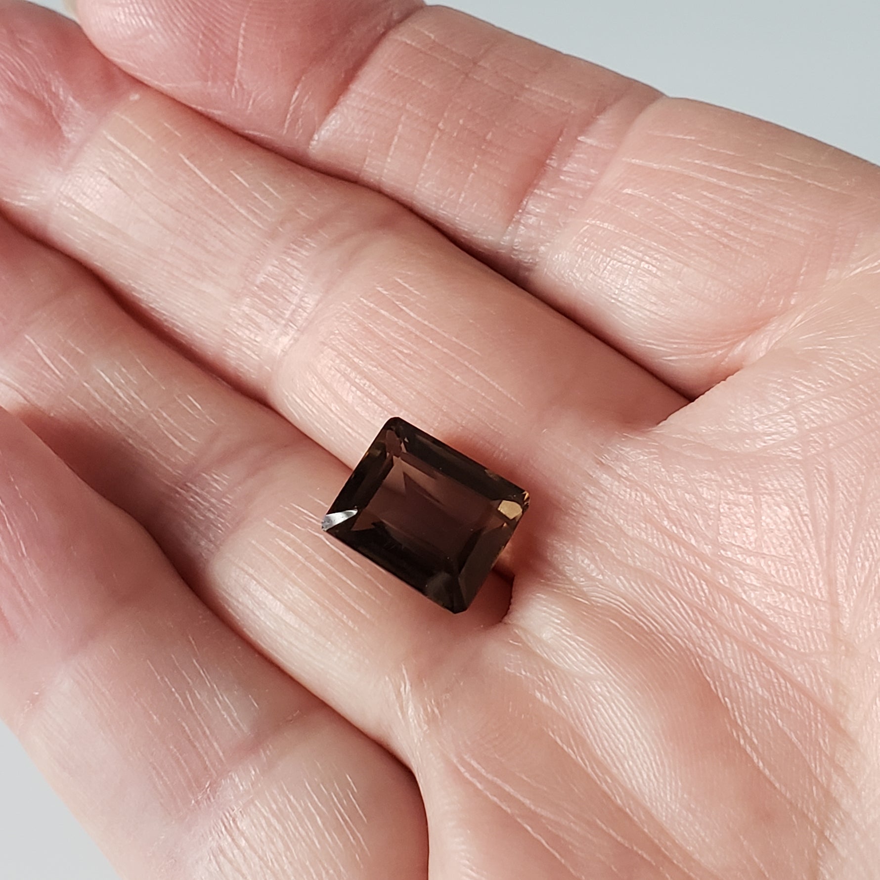  Smoky Quartz | Octagon Cut | 12x10mm 