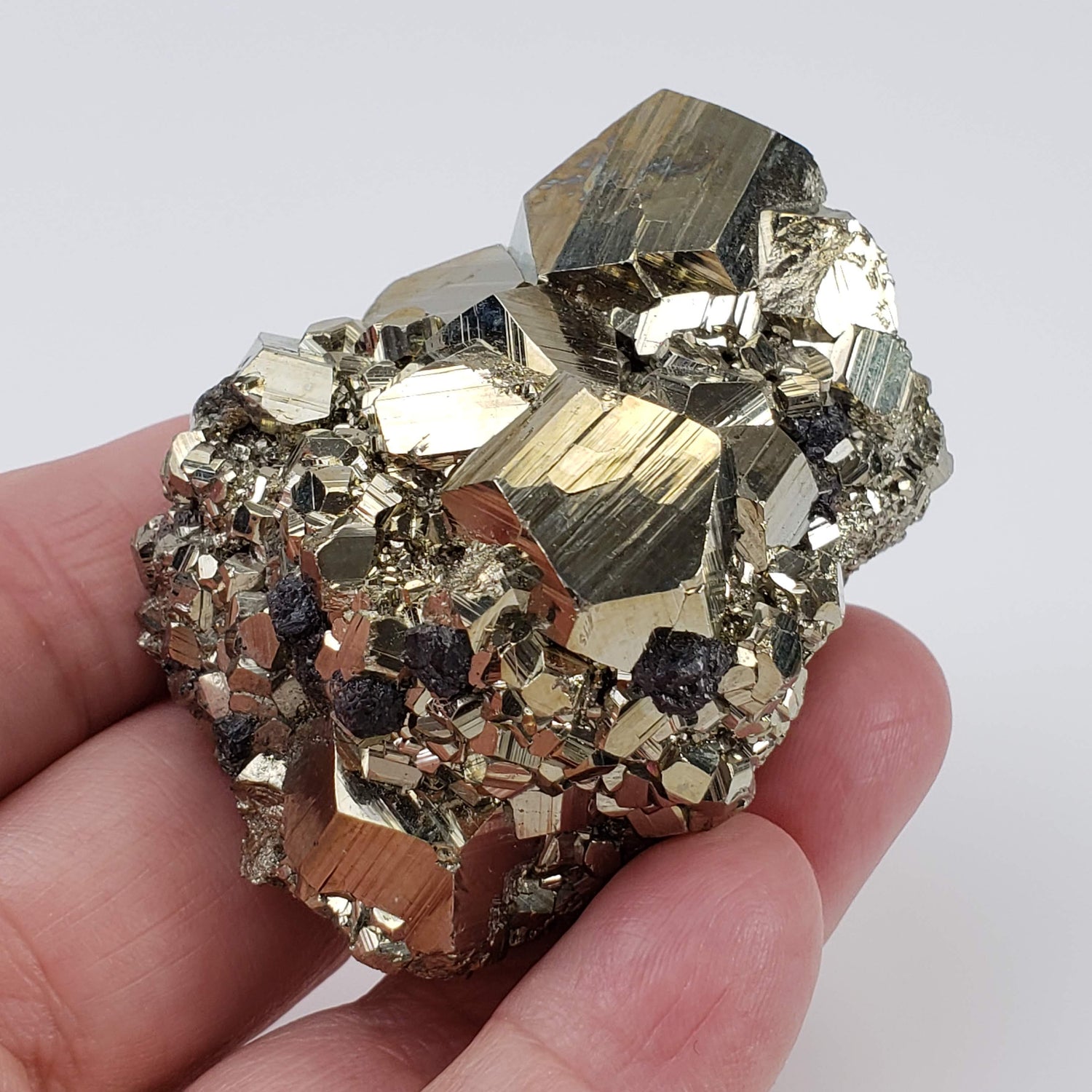 Pyrite Pyritohedral Cluster | 194 grams | Quiruvilca Mine, Peru