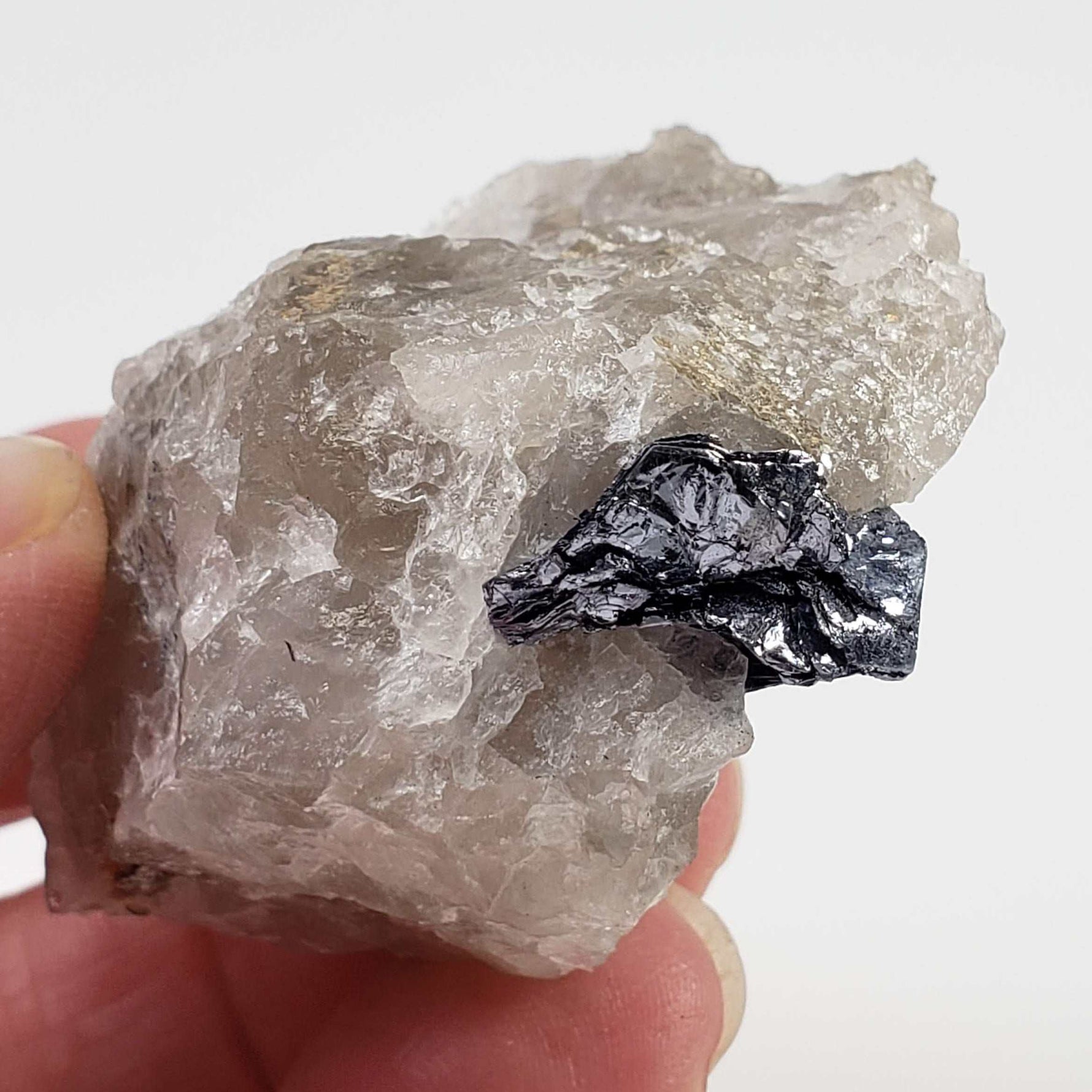 Molybdenite Crystals | 51.4 grams | Moly Hill, Québec, Canada