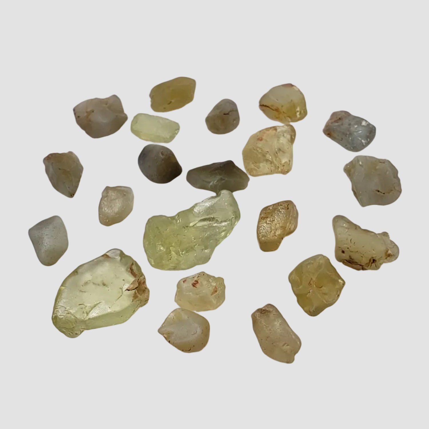 Rough Chrysoberyl Lot | Yellow | 31.46tcw | Madagascar