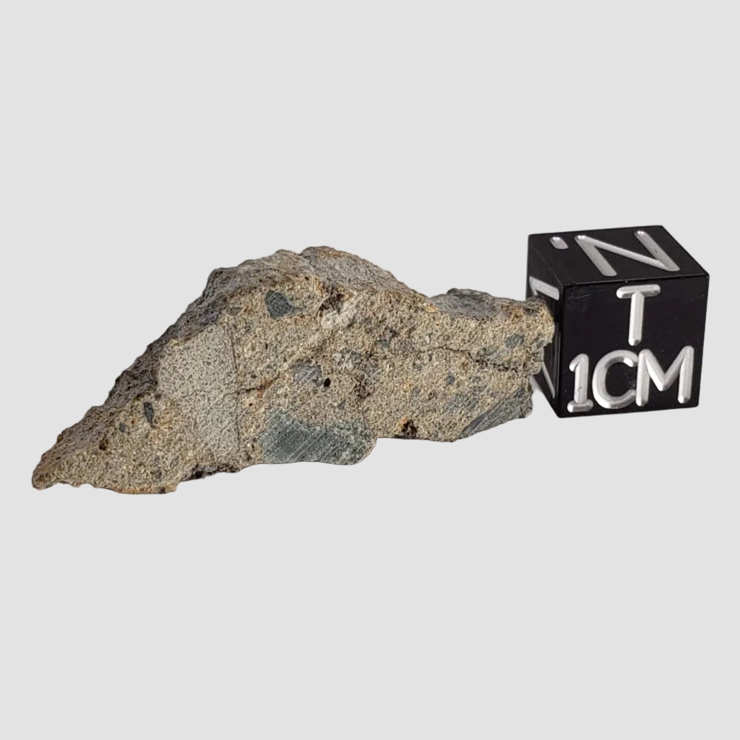 Impact Fallback Breccia Slice | 3 Grams | Suevite Impactite | Wanapitei Lake, Canada
