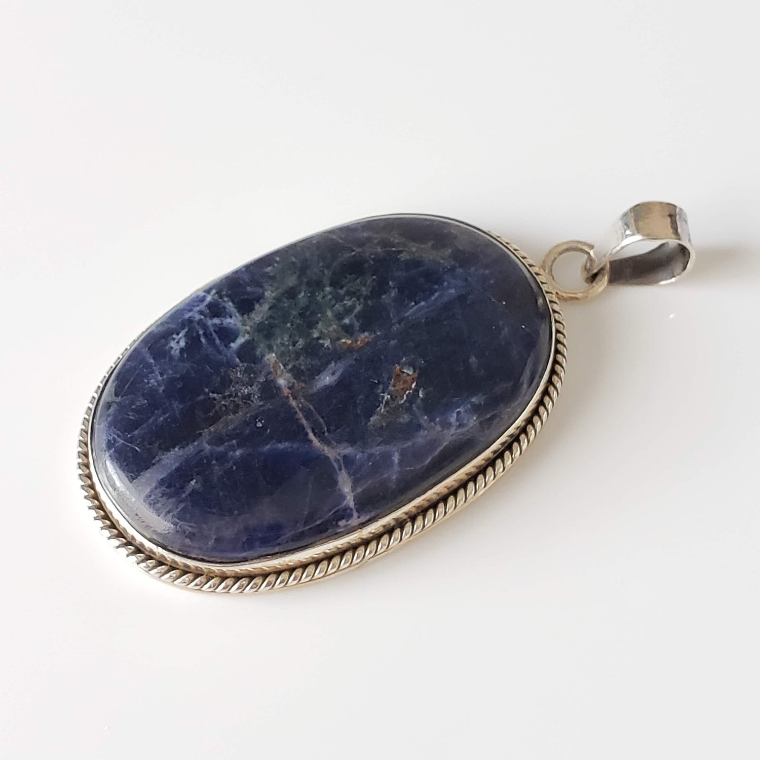 Sodalite Pendant | 925 Sterling Silver
