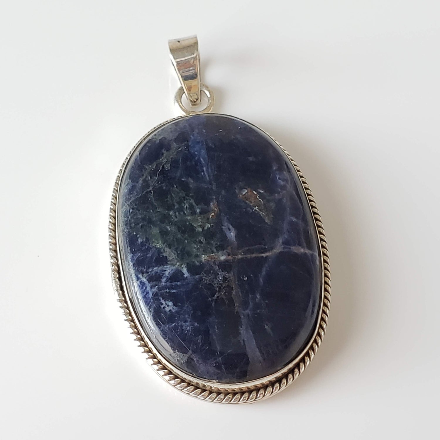 Sodalite Pendant | 925 Sterling Silver