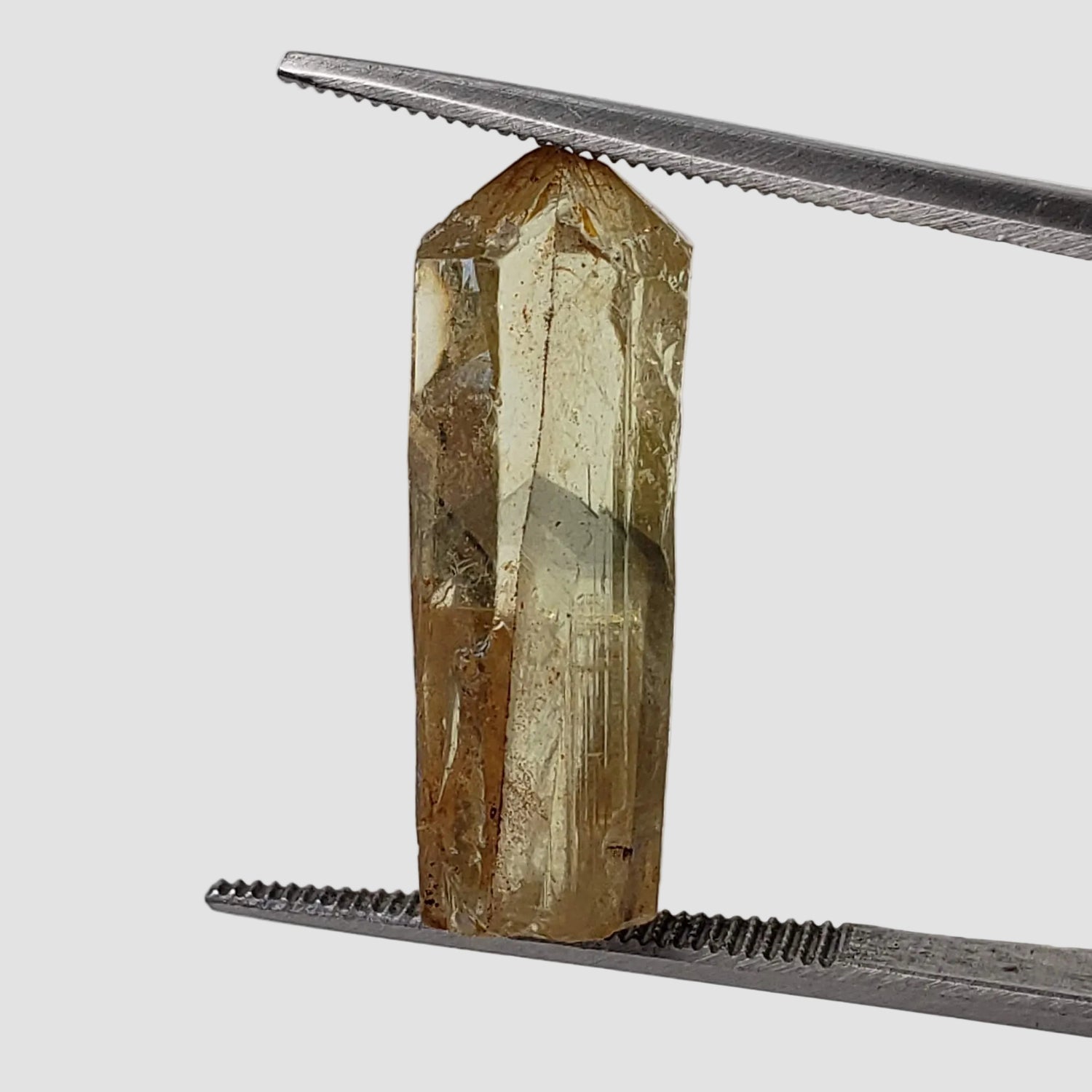 Fluorapatite Phantom Crystal | Perky Box Thumbnail Specimen | Cerro del Mercado | Durango, Mexico