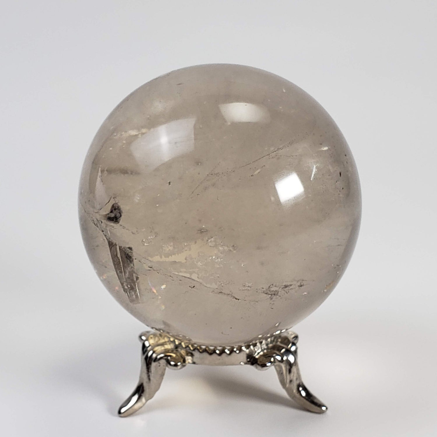 Calcite Sphere | Clear Crystal Ball | 53 mm, 2.1 in | 209 grams | Brazil