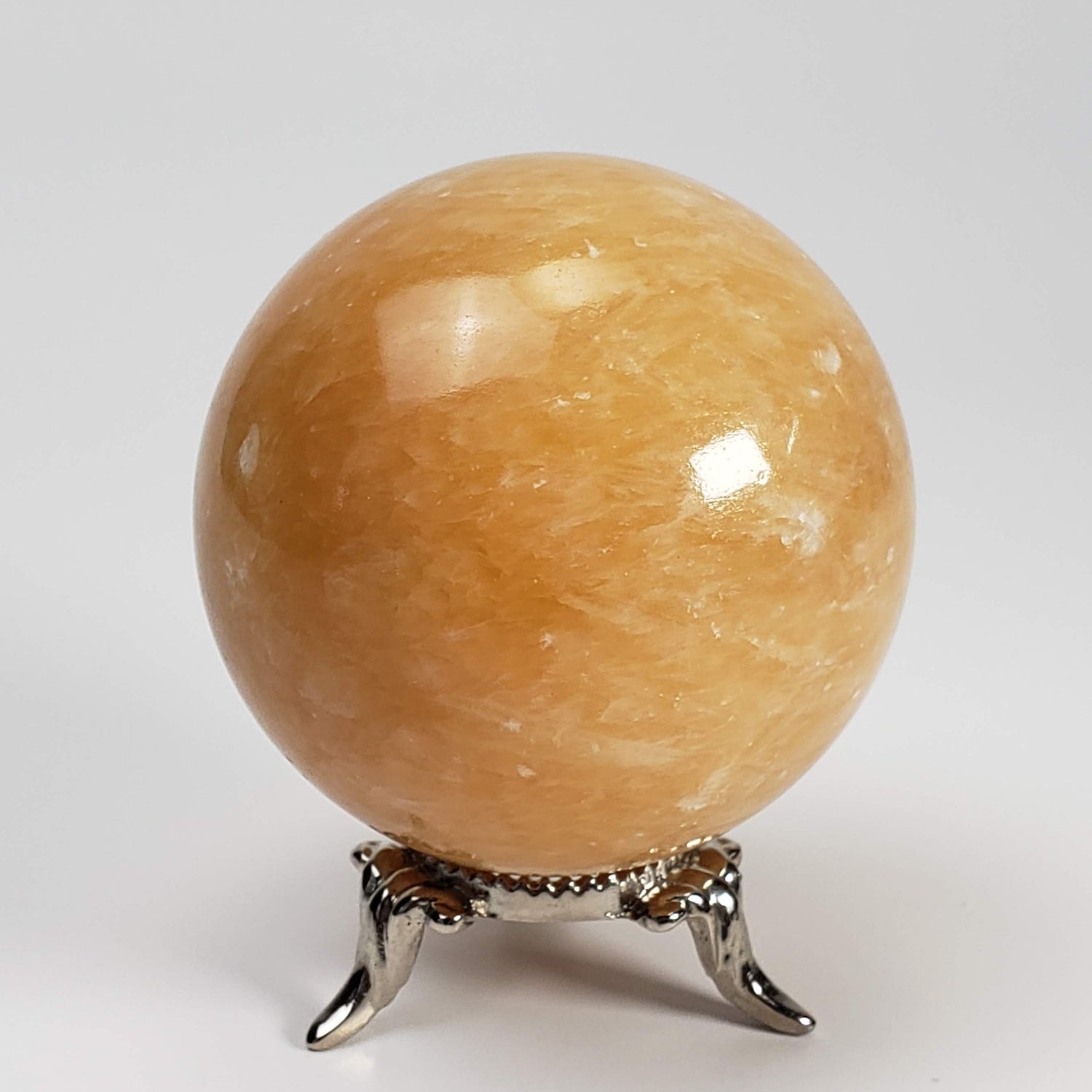Yellow Jade Sphere | 55.5 mm, 2.2 in | 243.7 grams | China