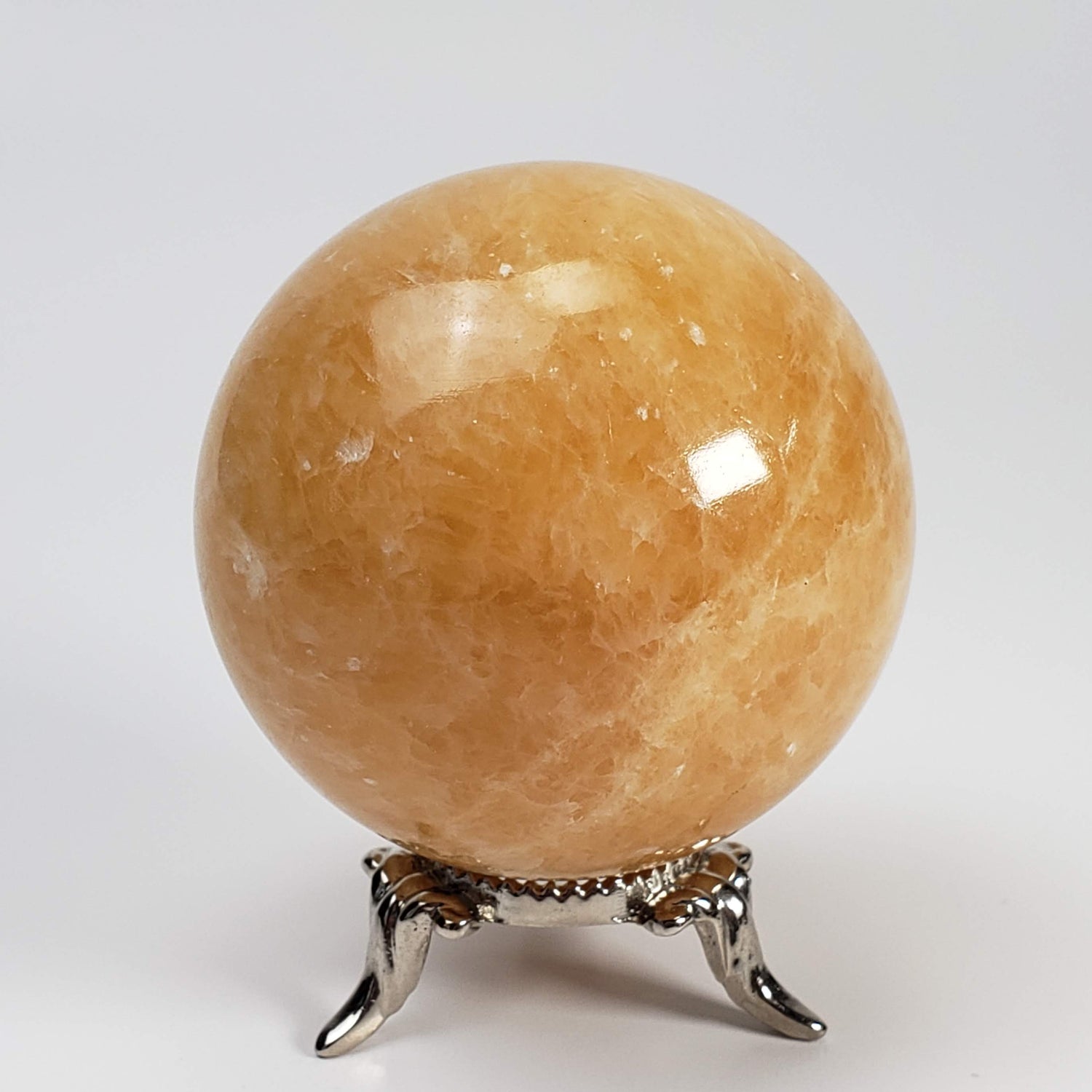 Yellow Jade Sphere | 55.5 mm, 2.2 in | 243.7 grams | China