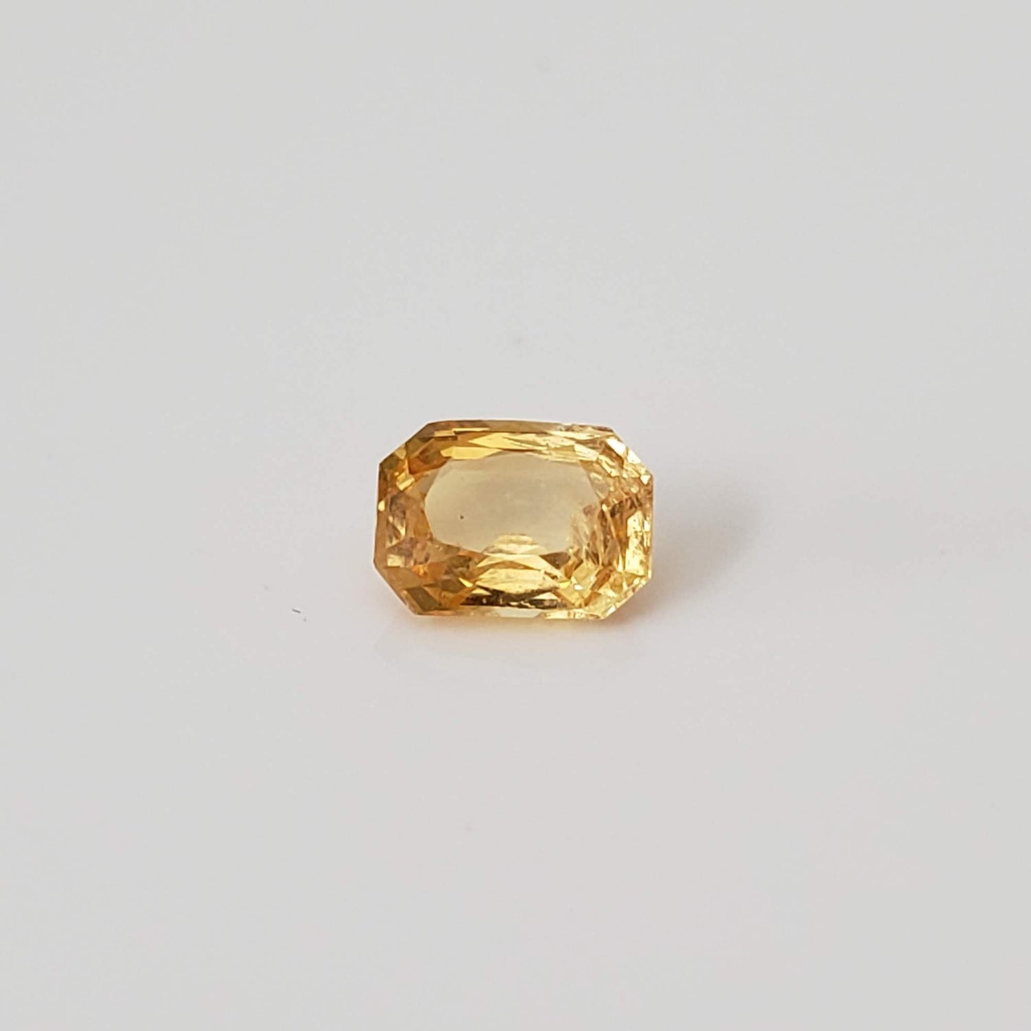 Sapphire | Octagon Cut | Golden Yellow | 6x4.3mm, 0.75ct
