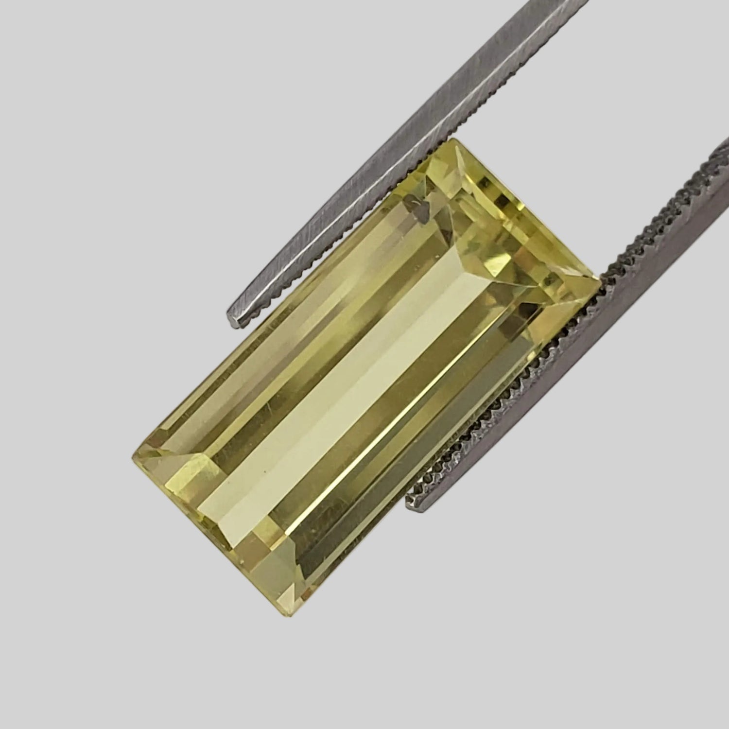 Lemon Citrine | Baguette Cut | Lemon Yellow | 17x8mm 7.5ct