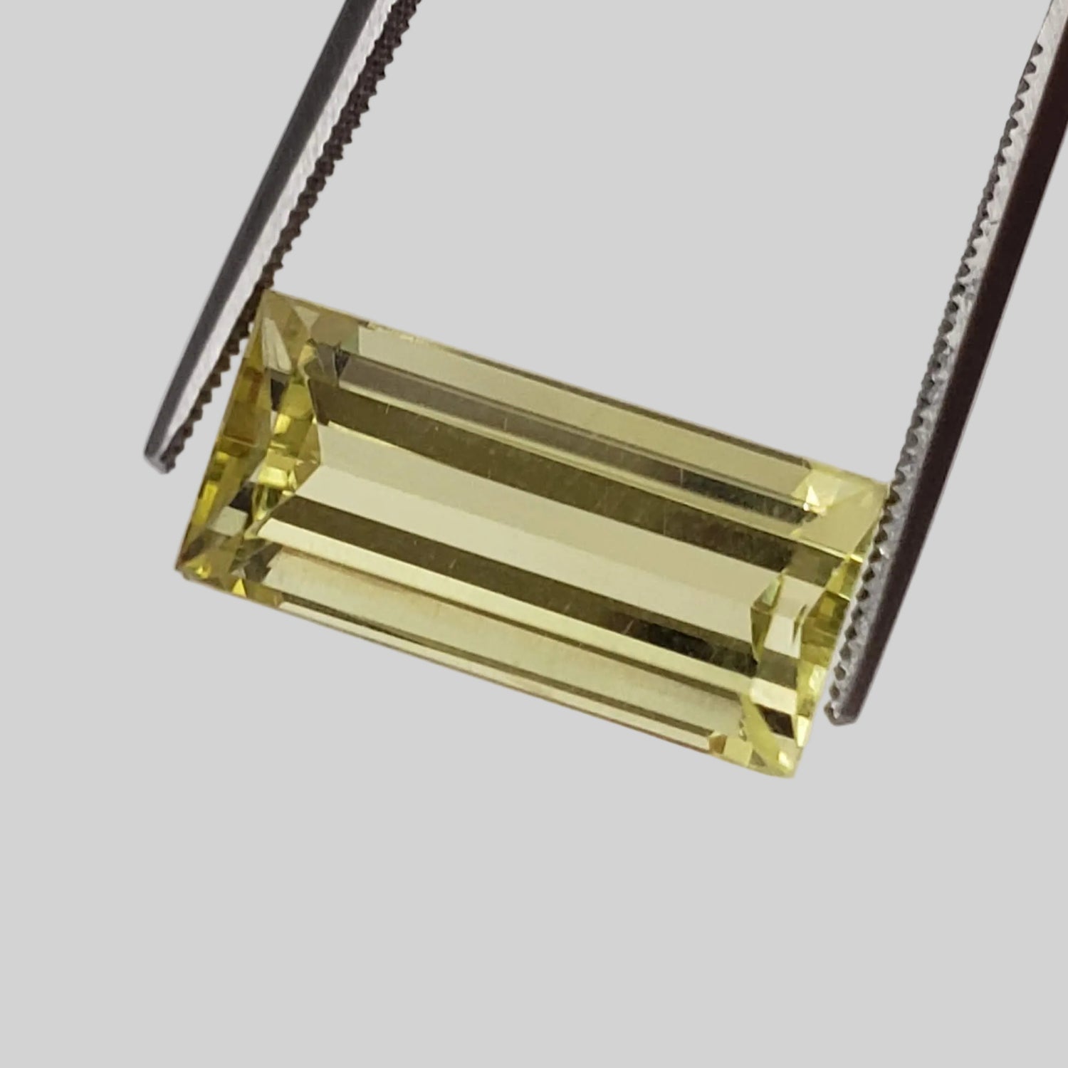 Lemon Citrine | Baguette Cut | Lemon Yellow | 17x8mm 7.5ct
