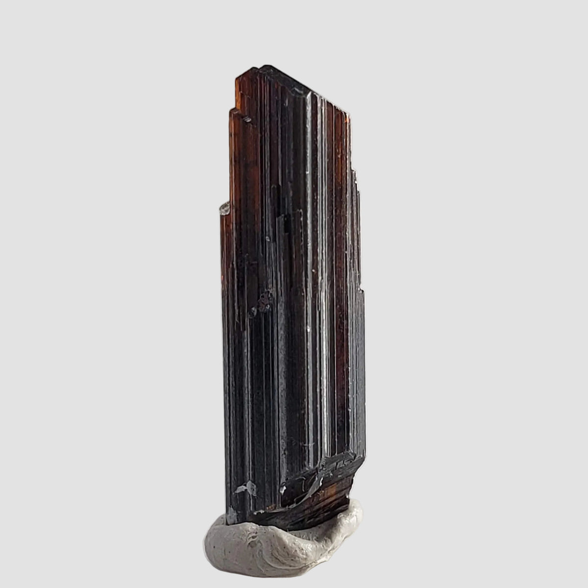 Cristal de rutile | Spécimen en boîte Perky | Diamantina, Minas Gerais, Brésil