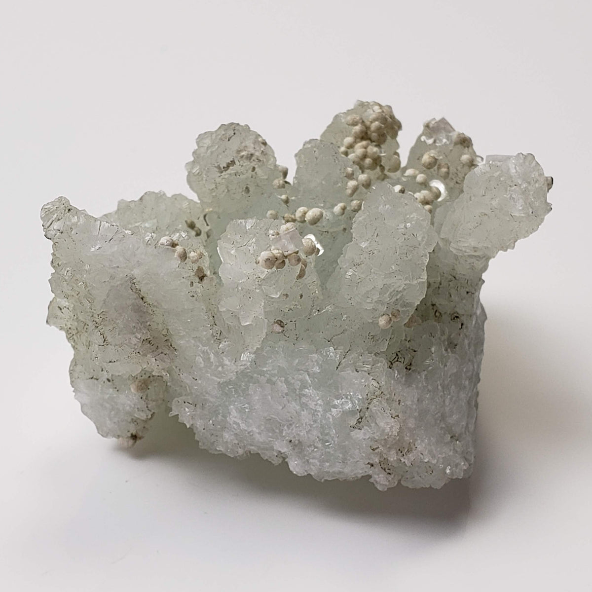 Gyrolite on Prehnite Crystal | 64 gr | Mumbai, India
