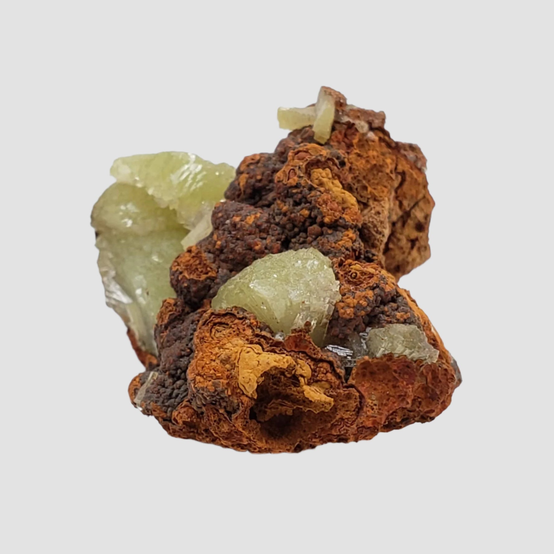  Adamite Crystals on Matrix | 17 grams | Mina Ojuela, Mapimi, Durango, Mexico 3