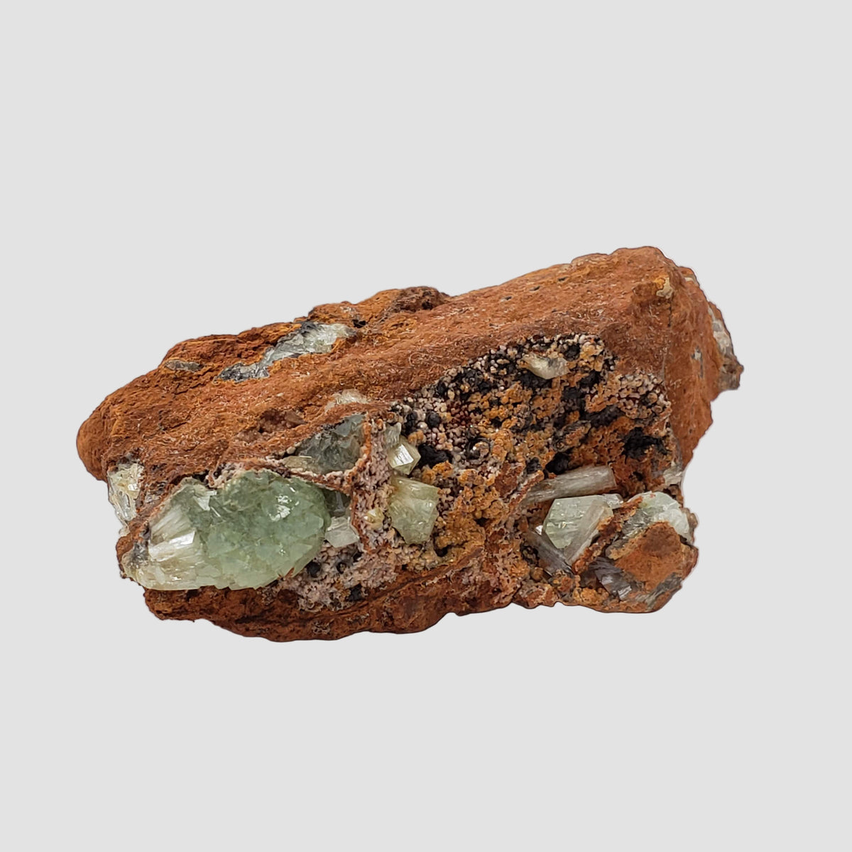  Adamite Crystals on Matrix | 77.1 grams | Mina Ojuela, Mapimi, Durango, Mexico 