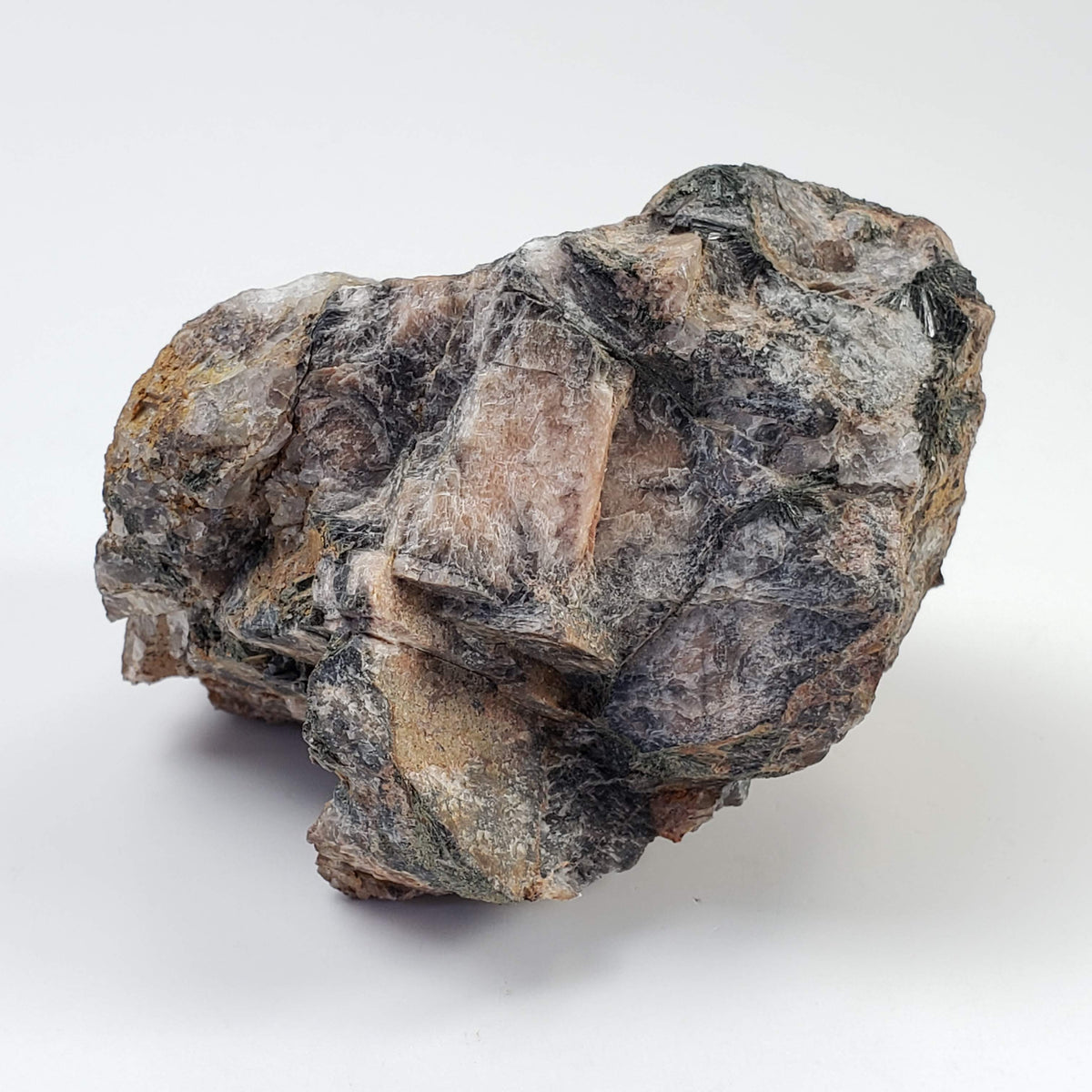  Aegirine on Microcline Crystal | 328 grams | Large Specimen | Dehnel's pit, Stettin pluton | Wausau Intrusive Complex | Marathon Co., Wisconsin, USA 