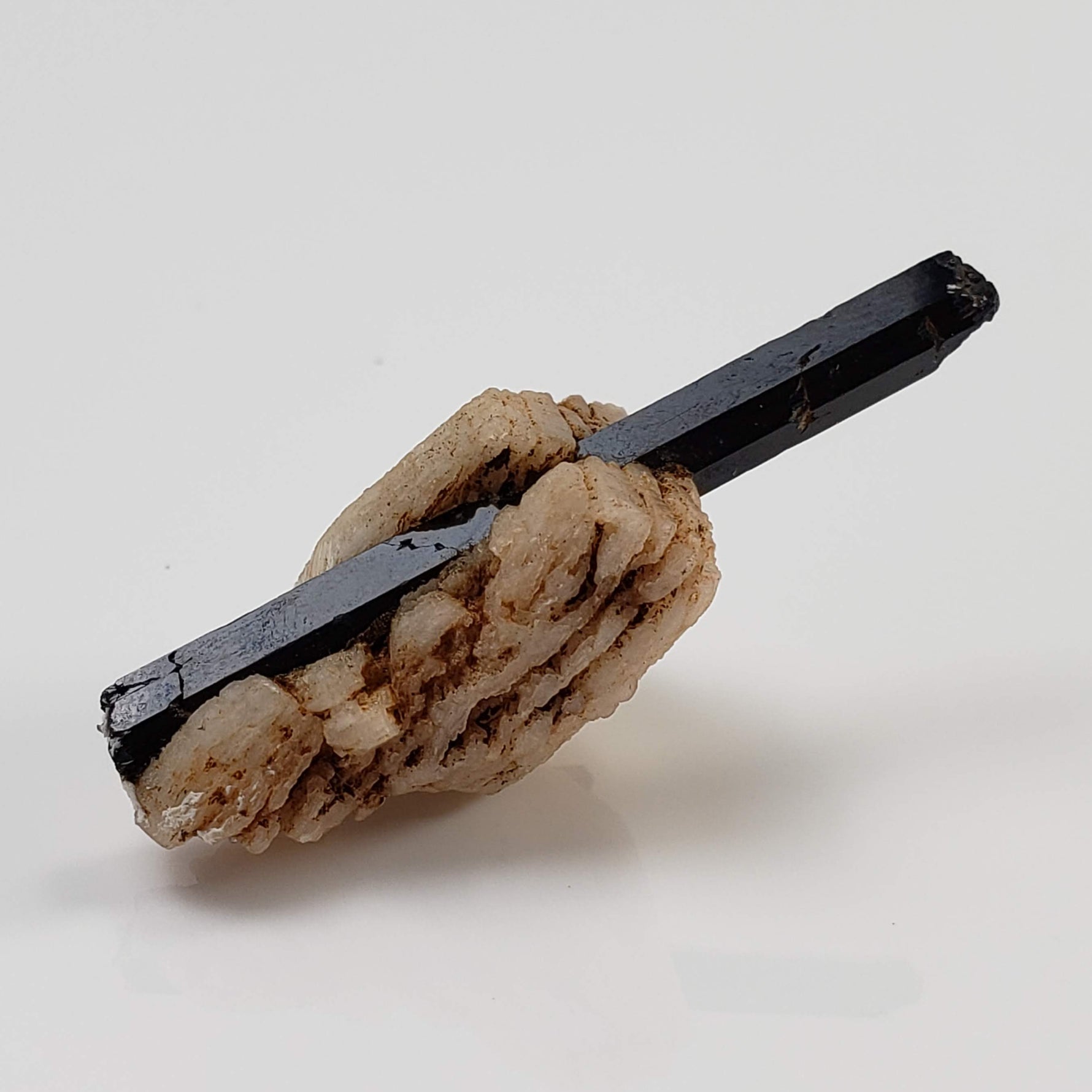  Aegirine on Microcline Crystal | 6.97gr | Mount Malosa, Zomba, Malawi 