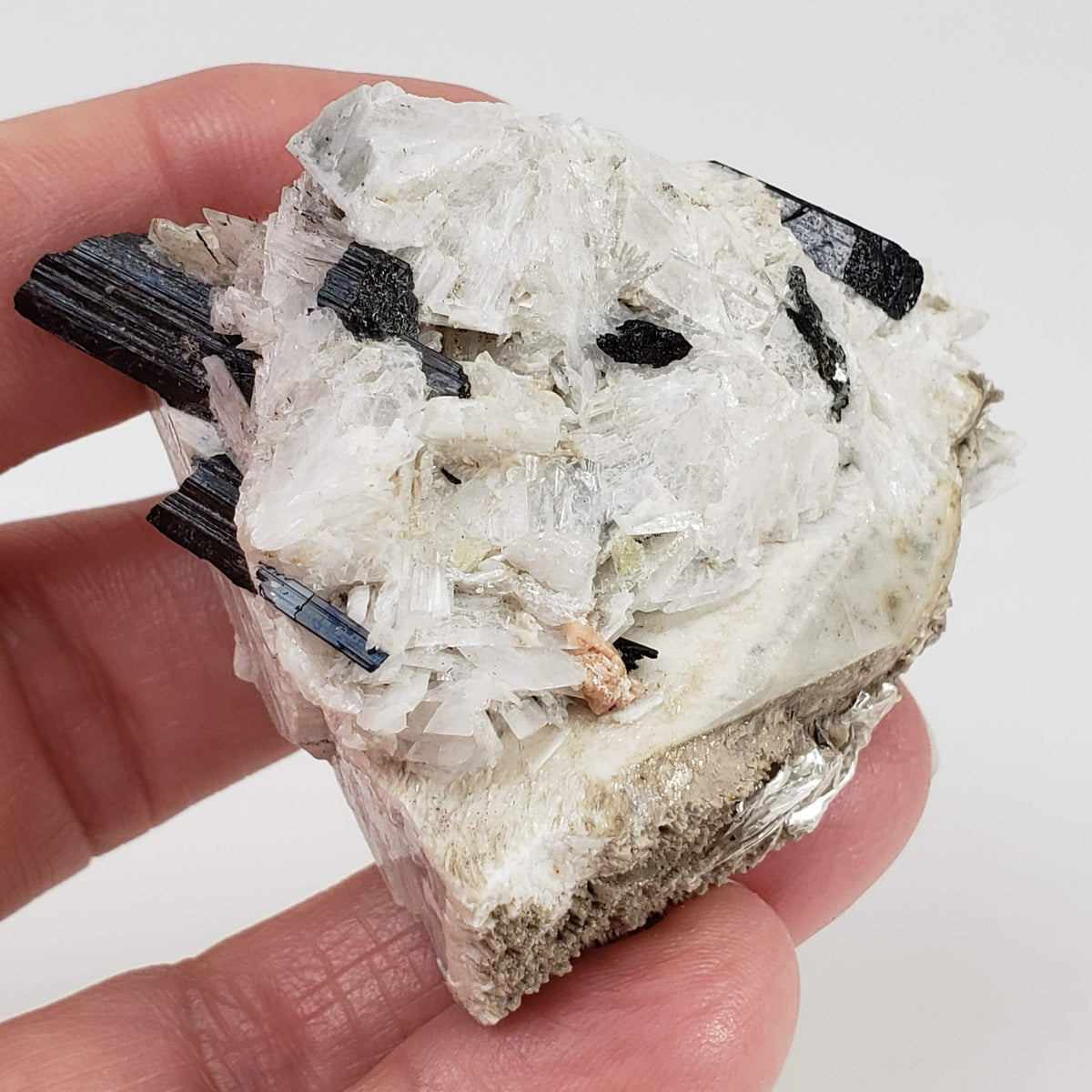  Aegirine on Microcline Crystal | 80.4 grams | Large Specimen | Poudrette Quarry, Mont-Saint-Hilaire, Canada 4