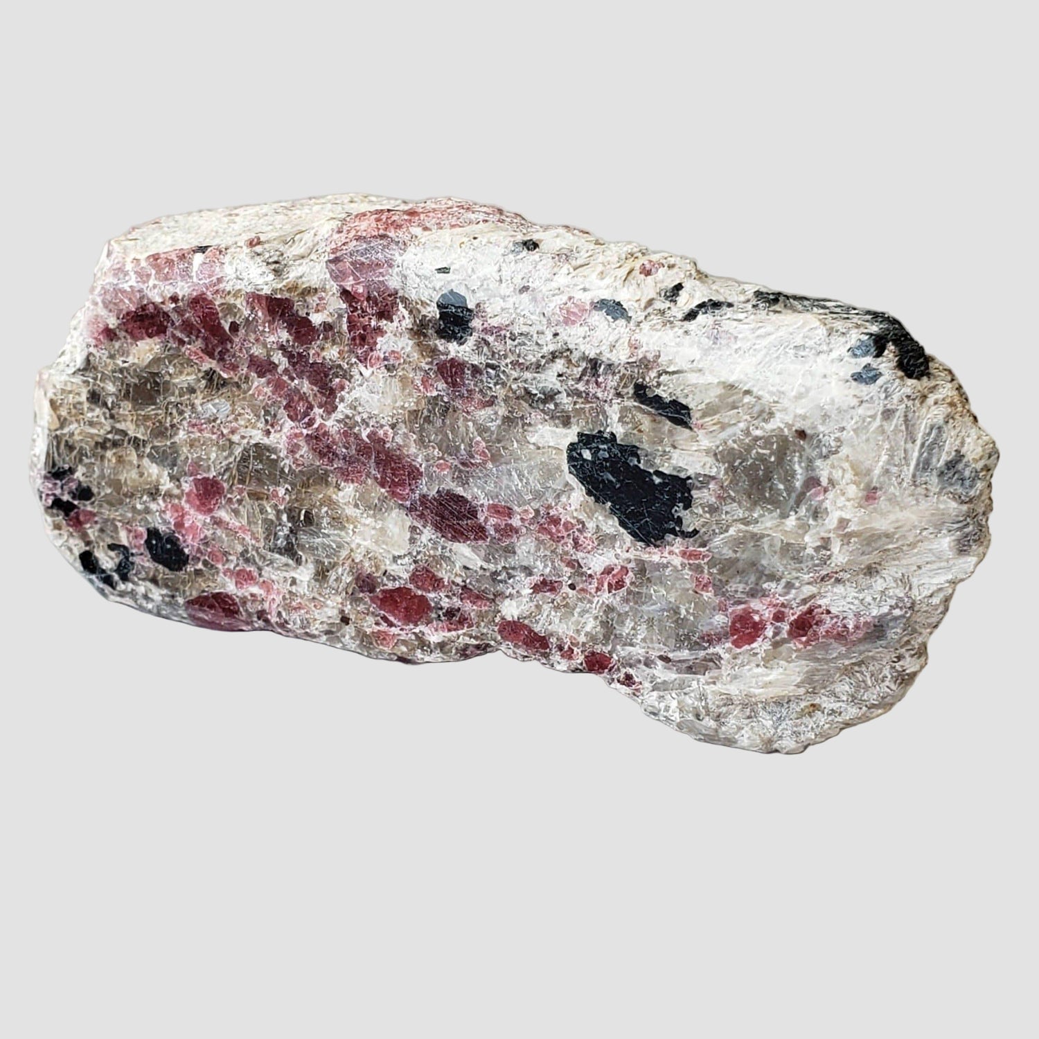  Agrellite and Eudialyte one side polished, fluoresces under UV light , 133 grams, Kipawa, Quebec | SO24 