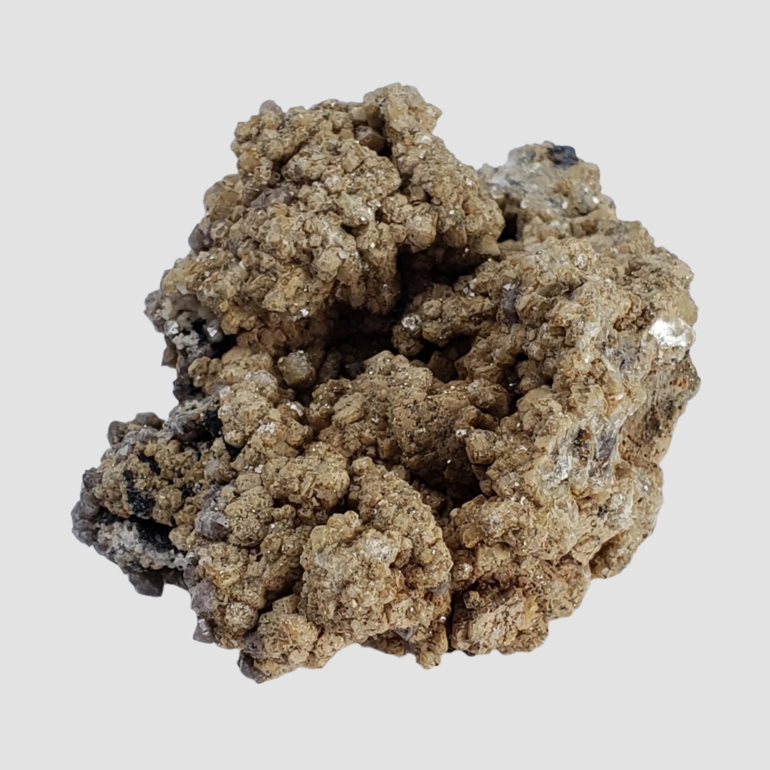  Albite, Pyrite, Siderite and Terminated Quartz Cluster | 119.5 gr | Mont St-Hilaire, Quebec, Canada 5