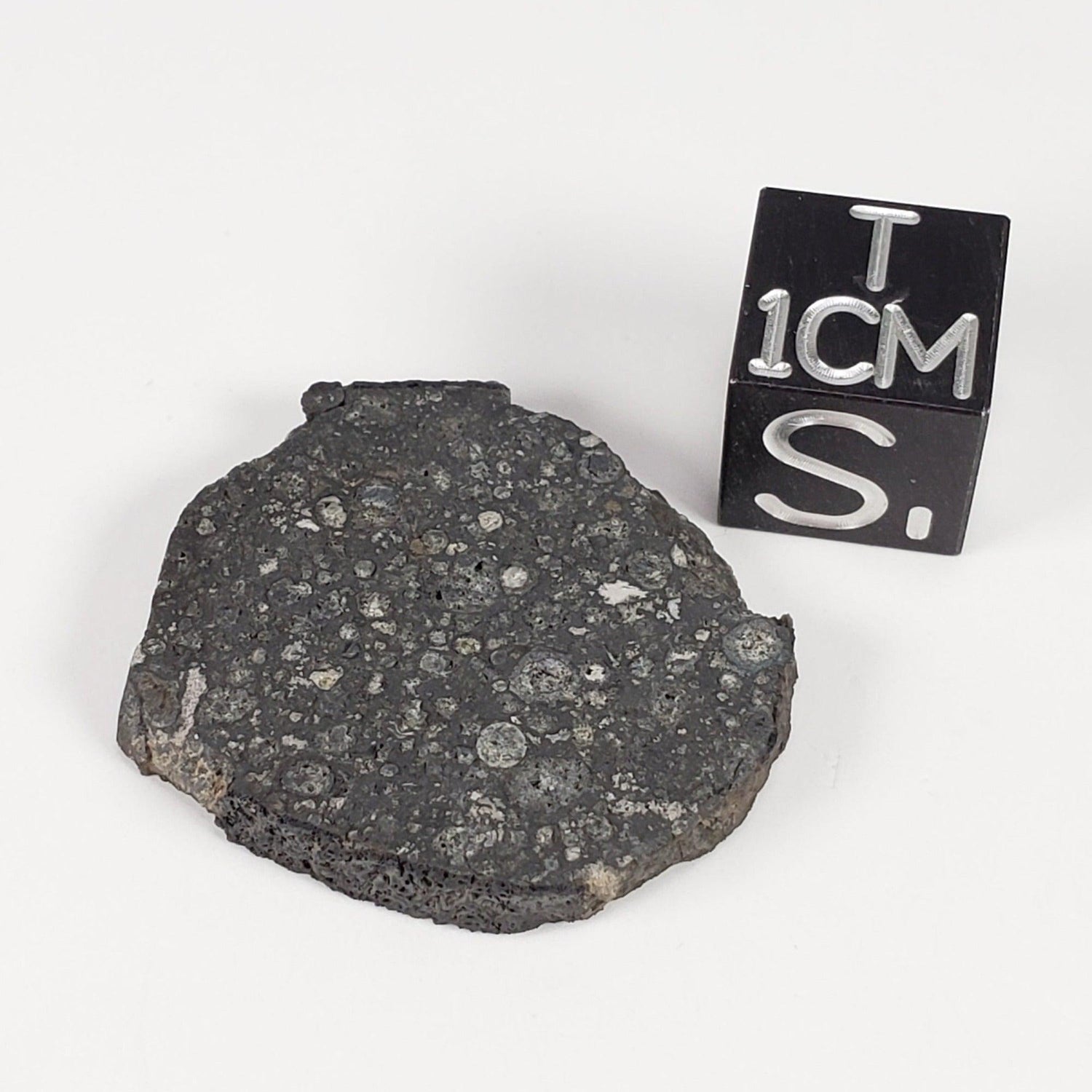  Allende Meteorite | 3.93 Gr | Part Slice | CV3 Carbonaceous | Chihuahua, Mexico | SO24 