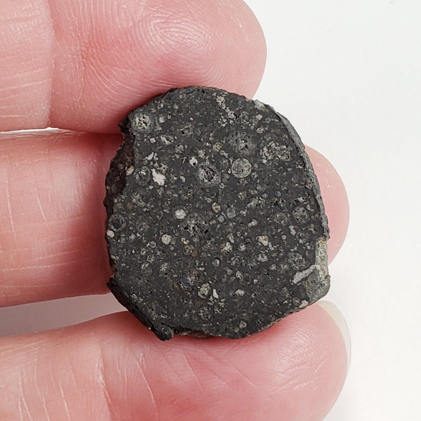  Allende Meteorite | 3.93 Gr | Part Slice | CV3 Carbonaceous | Chihuahua, Mexico | SO24 5