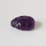 Amethyst | Carved Leaf Briolette | Purple | 12.5x10.5mm | Uruguay 3